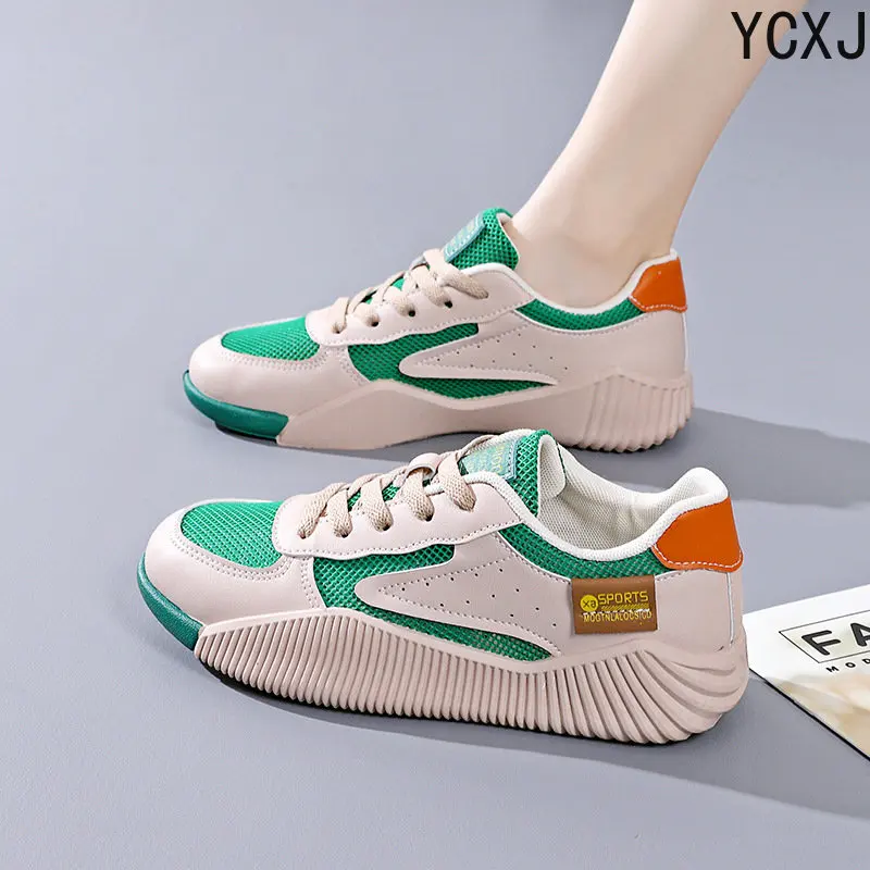 Sieviešu kurpes korejiešu versiju studentu padomes Jaunas kurpes sieviešu ikdienas sporta universāls sporta apavi, Acu elpojoši apavi