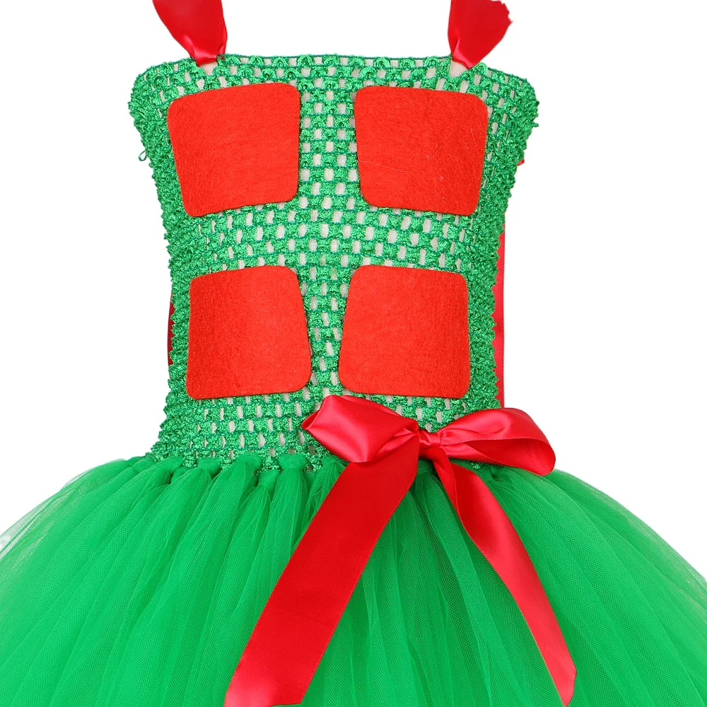 Red Green Turtle Iedomātā Tutu Kleita Baby Meitenes Halloween Karnevāla Tērpi Bērniem Puses Cosplay Apģērbs, Bērnu Dzimšanas dienu Drēbes