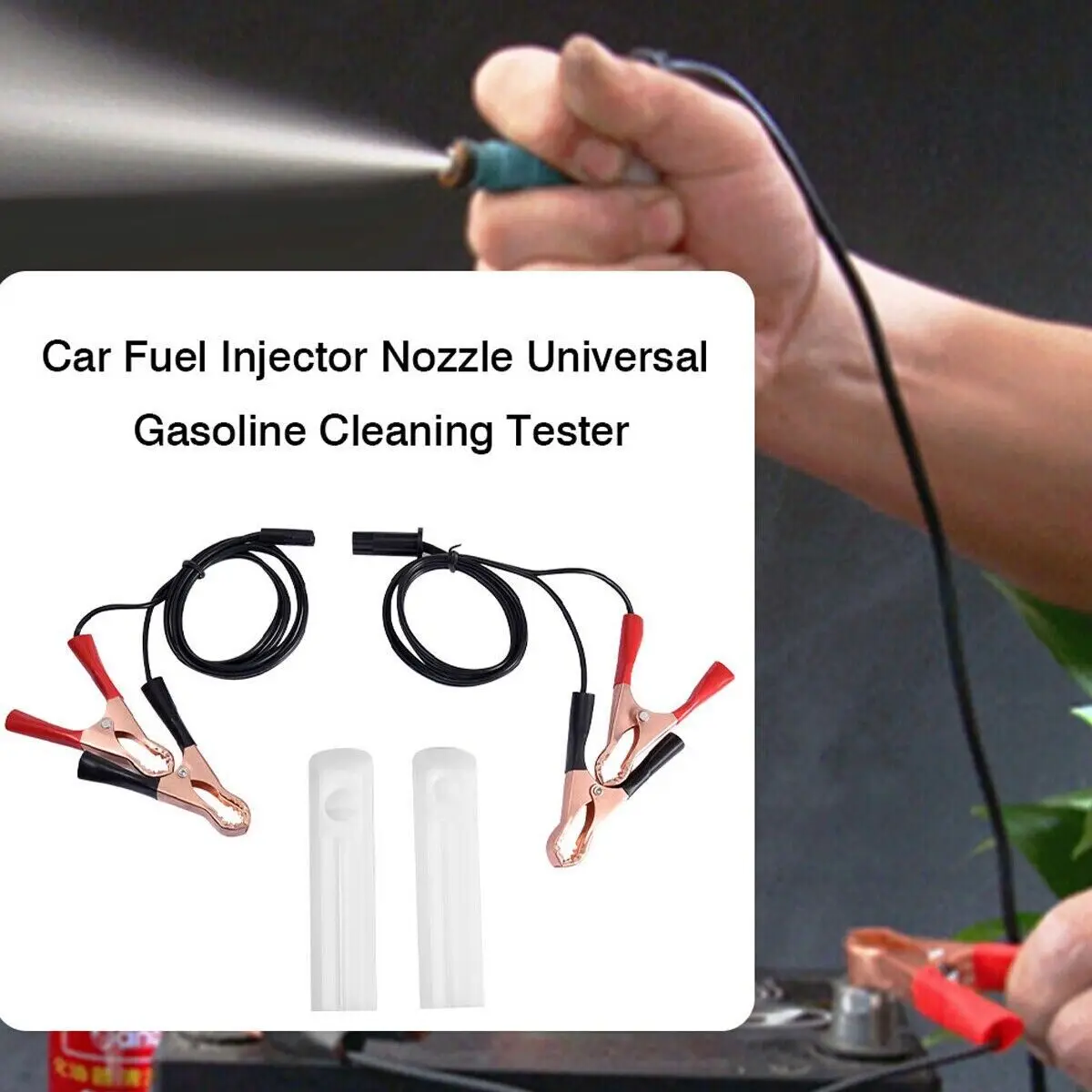 Universāls Auto Degvielas Inžektora Tīrīšana Flush Apkopēja Mazgā Adapteri Tīrīšanas Līdzeklis DIY Komplektu, Auto Tīrīšanas Līdzeklis + Uzgalis Auto Mazgāšanas Līdzekli