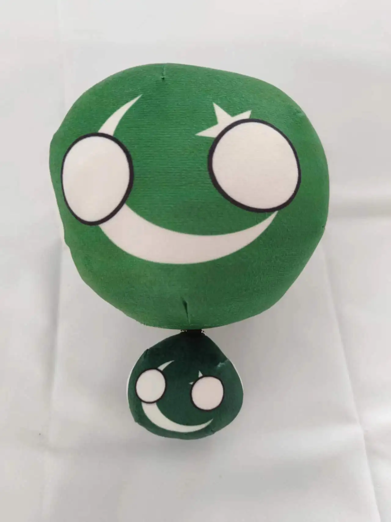 Karikatūra Pakistāna Polandball Plīša Lelle Countryball Īss Pildījumu Mini Lelle Kulons Rotaļlieta Dāvana 9/20cm
