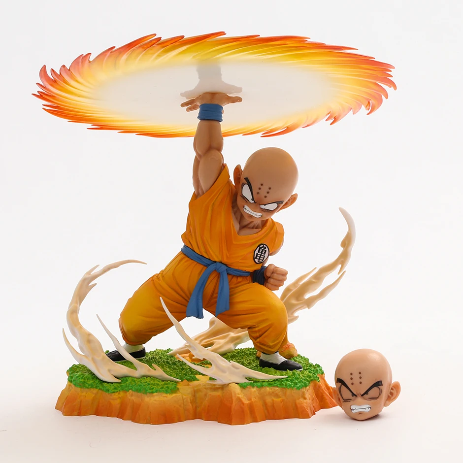 Dragon Ball Z Kienzan Krillin Kaujas Versiju GK Statuja PVC Statuetes Kolekciju Modelis Rotaļlieta Dāvana