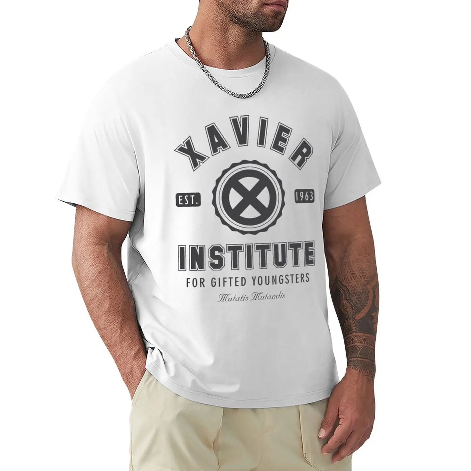 Xavier Institūts T-Krekls dzīvnieku print krekls zēniem ar Īsām piedurknēm Vīriešu apģērbs