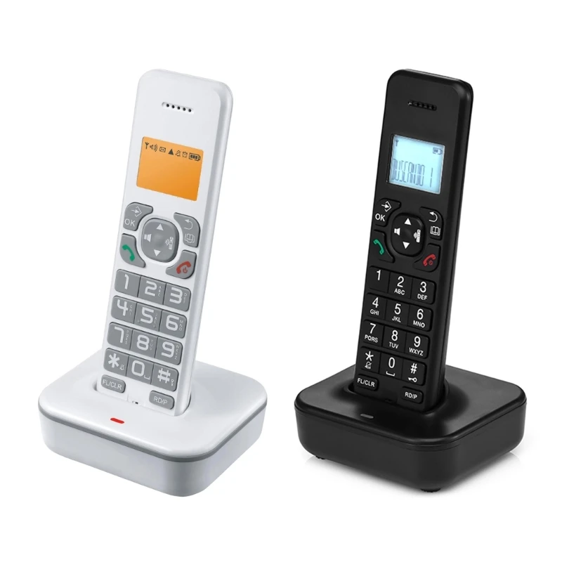 D1102B Desk Phone ar Zvanītāja Displeja Bezvadu un Kabeļu Darbvirsmas Telefonu, Viesnīcām, Birojiem un Mājām Multi Valodas